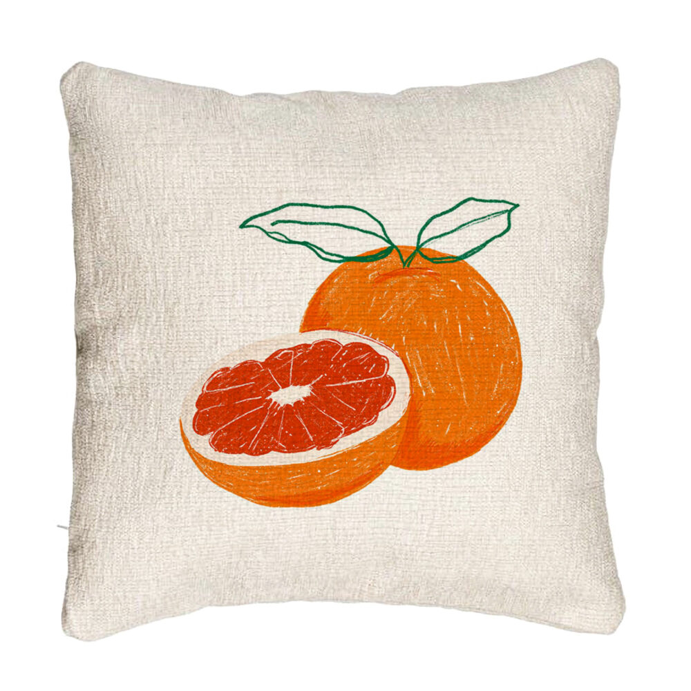 Perna Decorativa Canapea, Model Portocale, 40x40 cm, Cu fermoar 5 Perna Decorativa Canapea