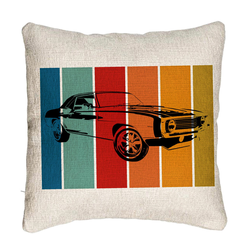 Perna Decorativa Canapea, Model Retro Car, 40x40 cm, Cu fermoar 5 Perna Decorativa Canapea