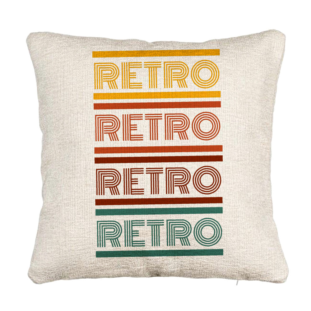Perna Decorativa Canapea, Model Retro Colors, 40x40 cm, Cu fermoar 5 Perna Decorativa Canapea