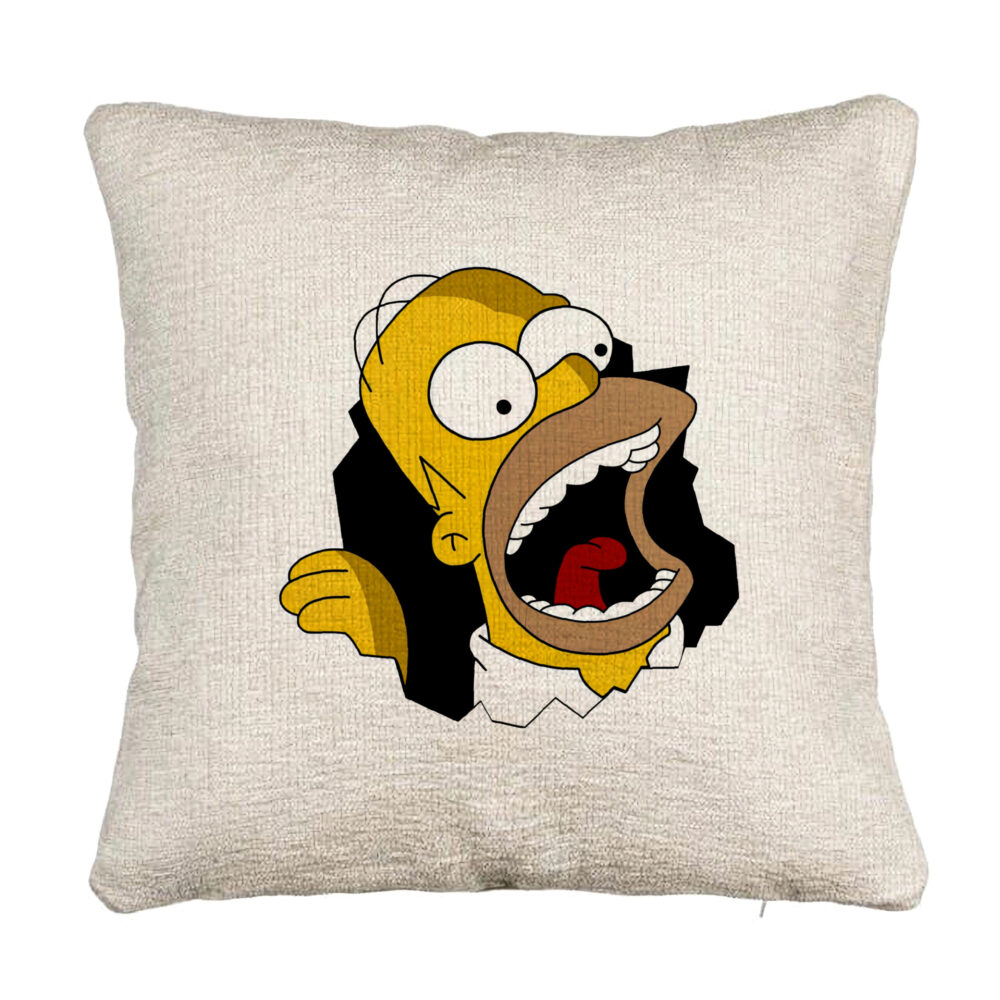 Perna Decorativa Canapea, Model Simpsons Homer 2, 40x40 cm, Cu fermoar 5 Perna Decorativa Canapea