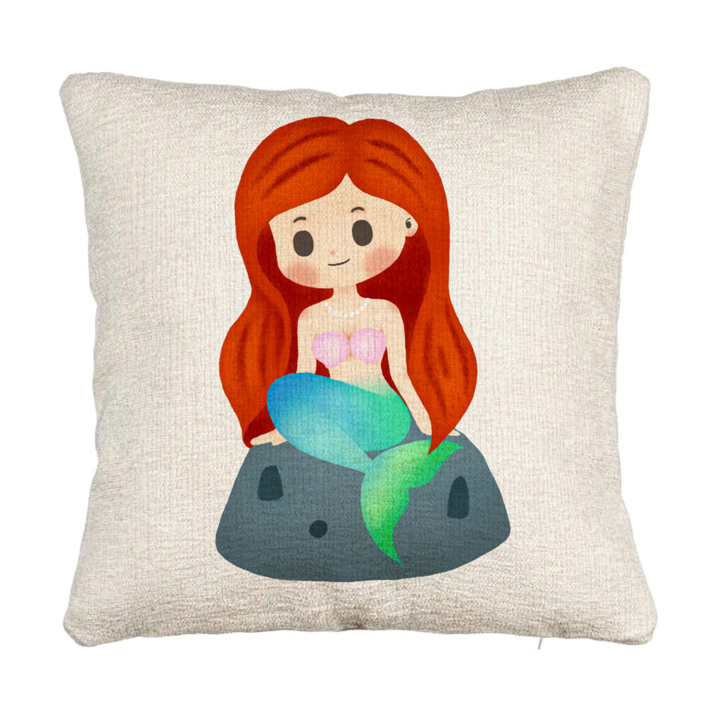 Perna Decorativa Canapea, Model Sirena, 40x40 cm, Cu fermoar 5 Perna Decorativa Canapea