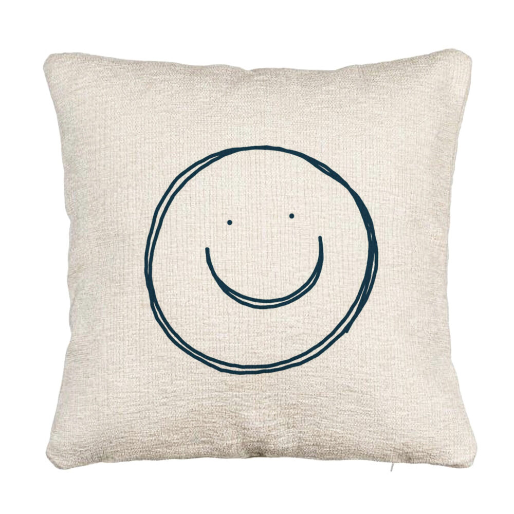 Perna Decorativa Canapea, Model Smiley Face, 40x40 cm, Cu fermoar 5 Perna Decorativa Canapea