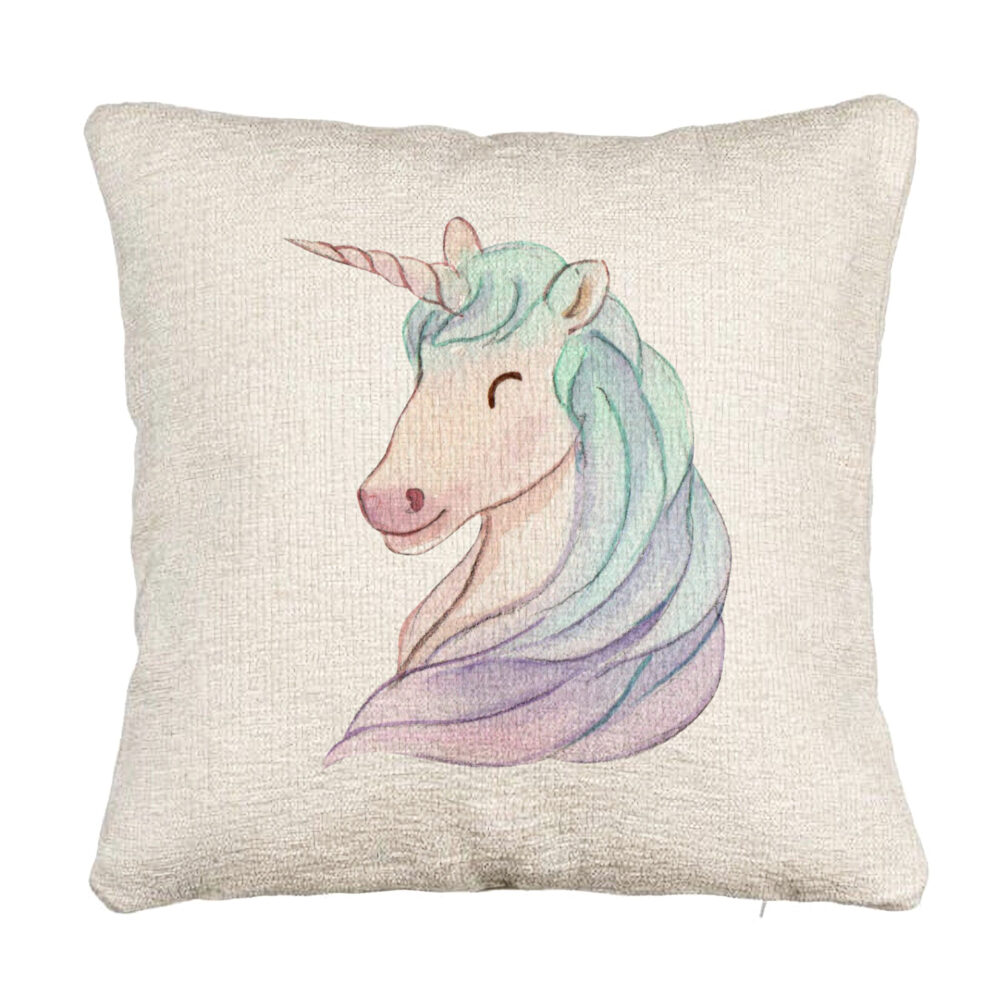 Perna Decorativa Canapea, Model Unicorns, 40x40 cm, Cu fermoar 5 Perna Decorativa Canapea