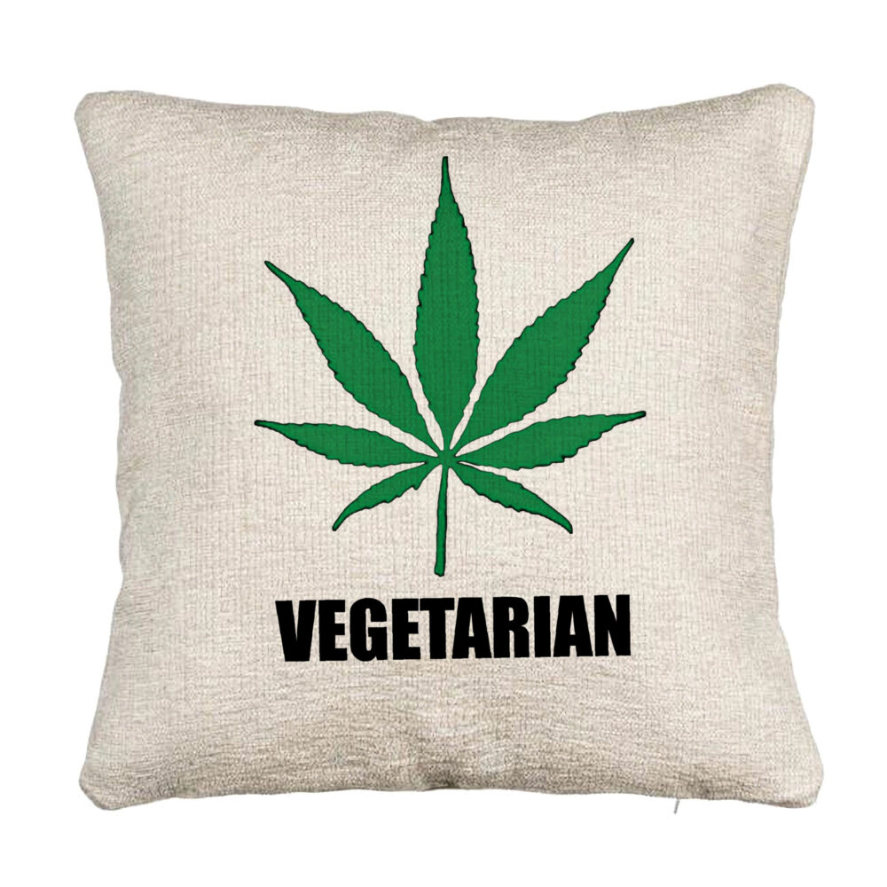 Perna Decorativa Canapea, Model Vegetarian, 40x40 cm, Cu fermoar 5 Perna Decorativa Canapea
