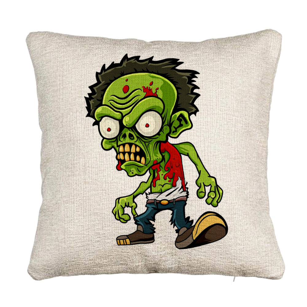 Perna Decorativa Canapea, Model Zombie, 40x40 cm, Cu fermoar 5 Perna Decorativa Canapea