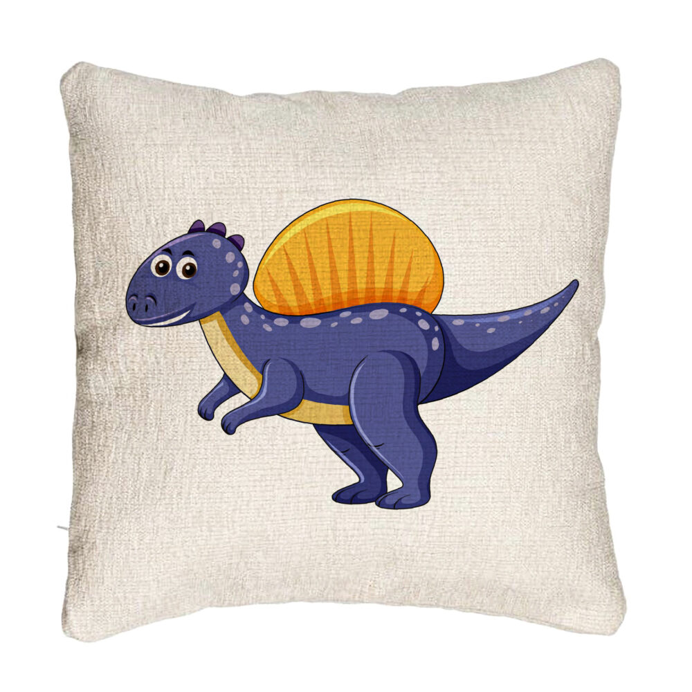 Perna Decorativa Canapea, Model copii Dinozaur Mov inchis, 40x40 cm, Cu fermoar 5 Perna Decorativa Canapea
