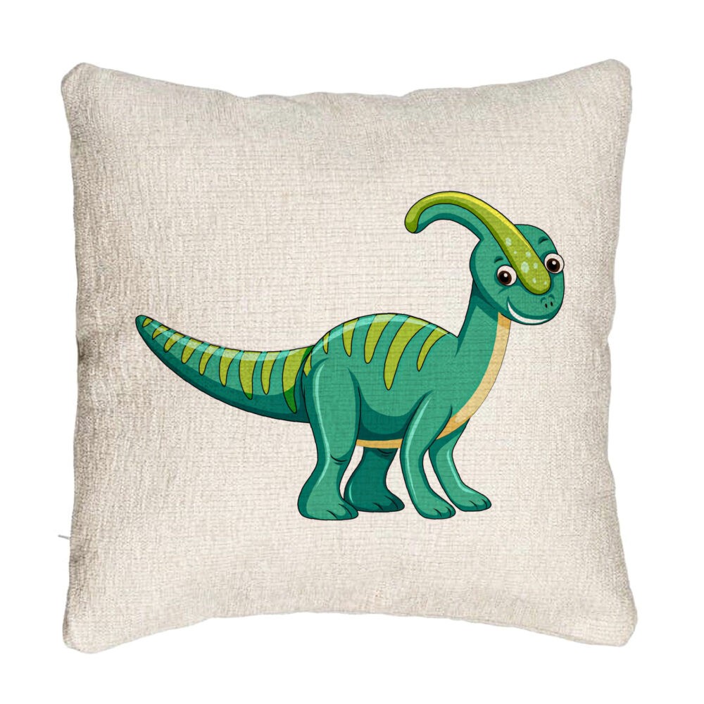 Perna Decorativa Canapea, Model copii Dinozaur Verde, 40x40 cm, Cu fermoar 5 Perna Decorativa Canapea