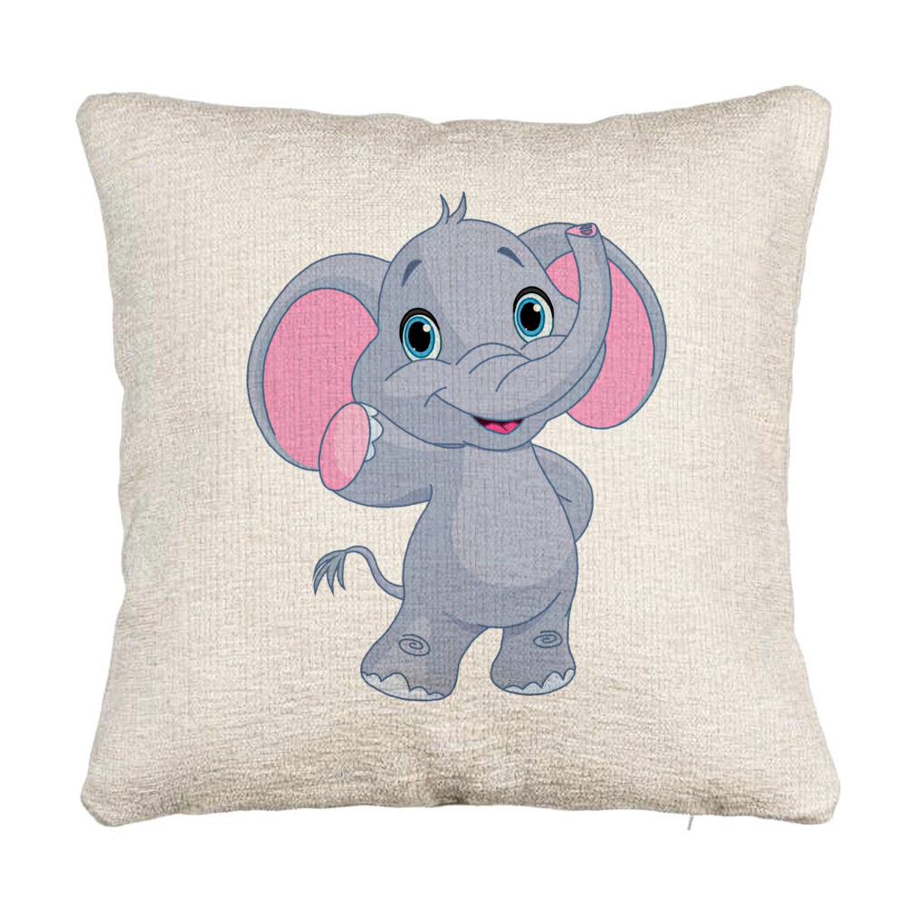Perna Decorativa Canapea, Model copii Elefant, 40x40 cm, Cu fermoar 5 Perna Decorativa Canapea