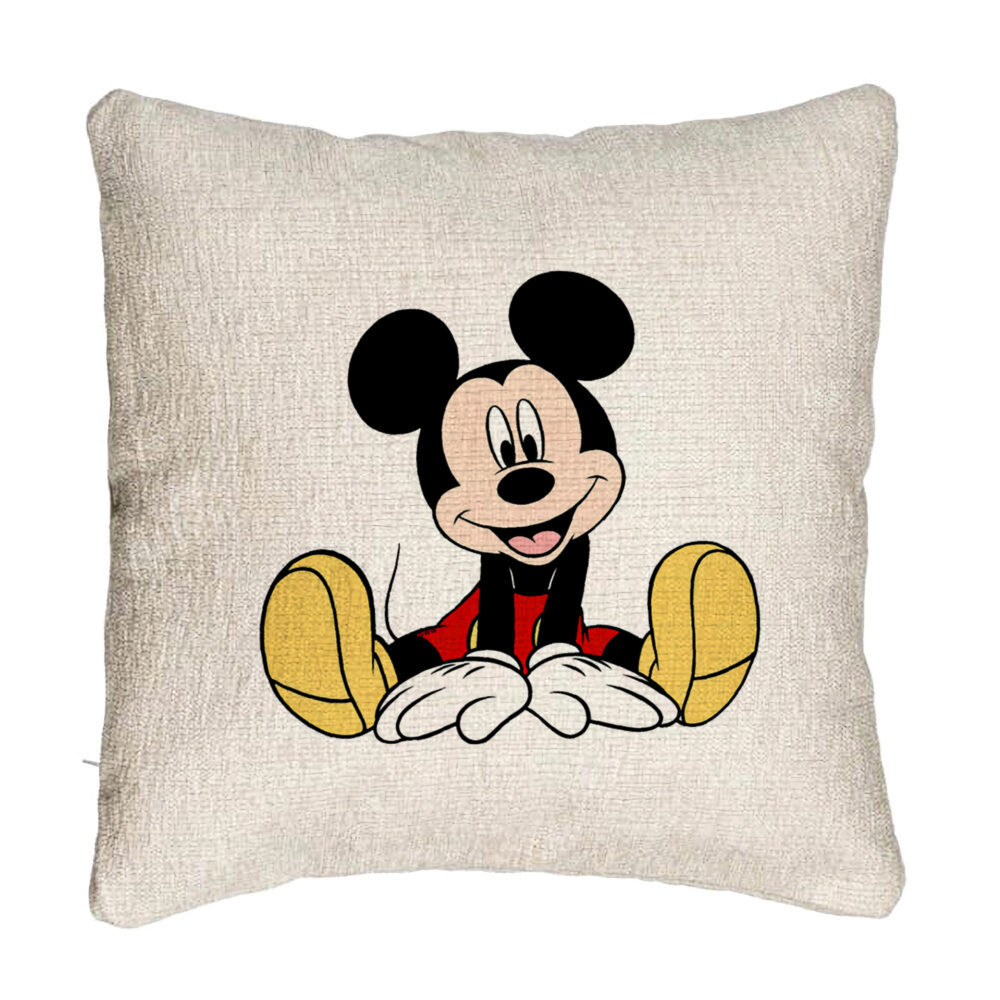 Perna Decorativa Canapea, Model copii Mickey Mouse, 40x40 cm, Cu fermoar 5 Perna Decorativa Canapea