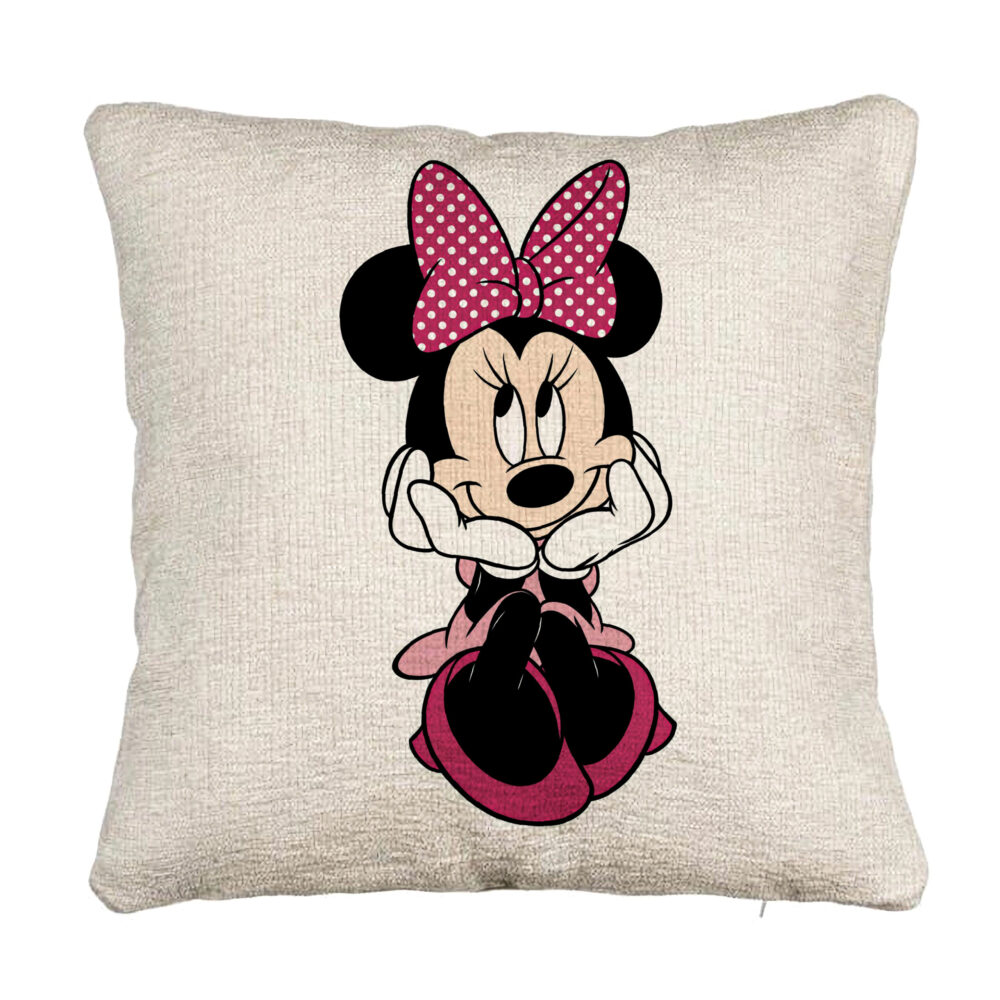 Perna Decorativa Canapea, Model copii Minnie Mouse, 40x40 cm, Cu fermoar 5 Perna Decorativa Canapea