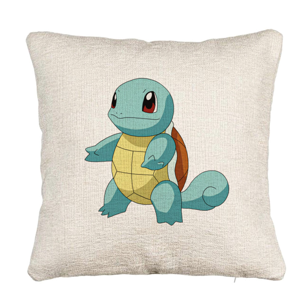 Perna Decorativa Canapea, Model copii Squirtle, 40x40 cm, Cu fermoar 5 Perna Decorativa Canapea