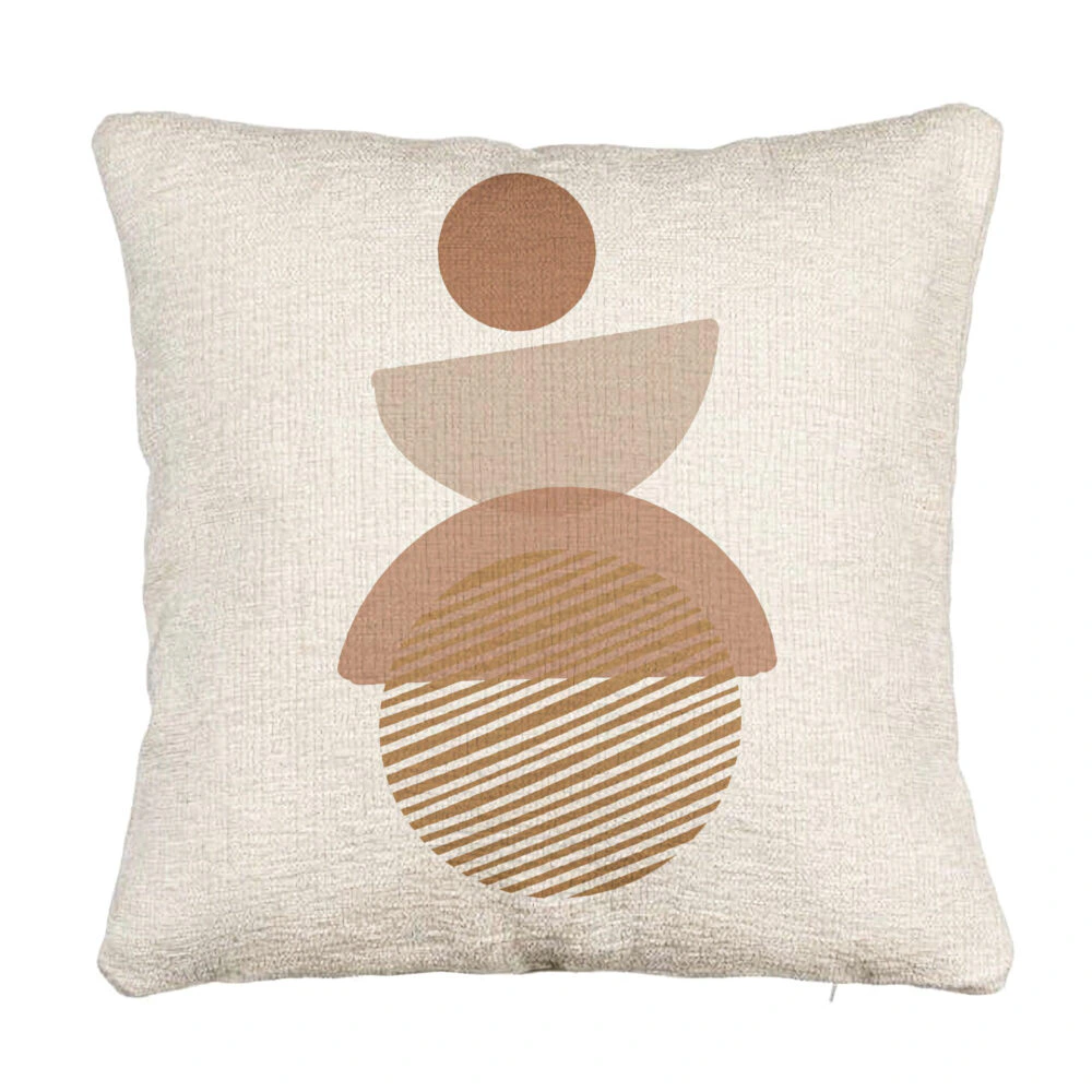 Perna Decorativa Canapea, Model cu ModeI Abstract Creativ 1, 40x40 cm, Cu fermoar 5 Perna Decorativa Canapea
