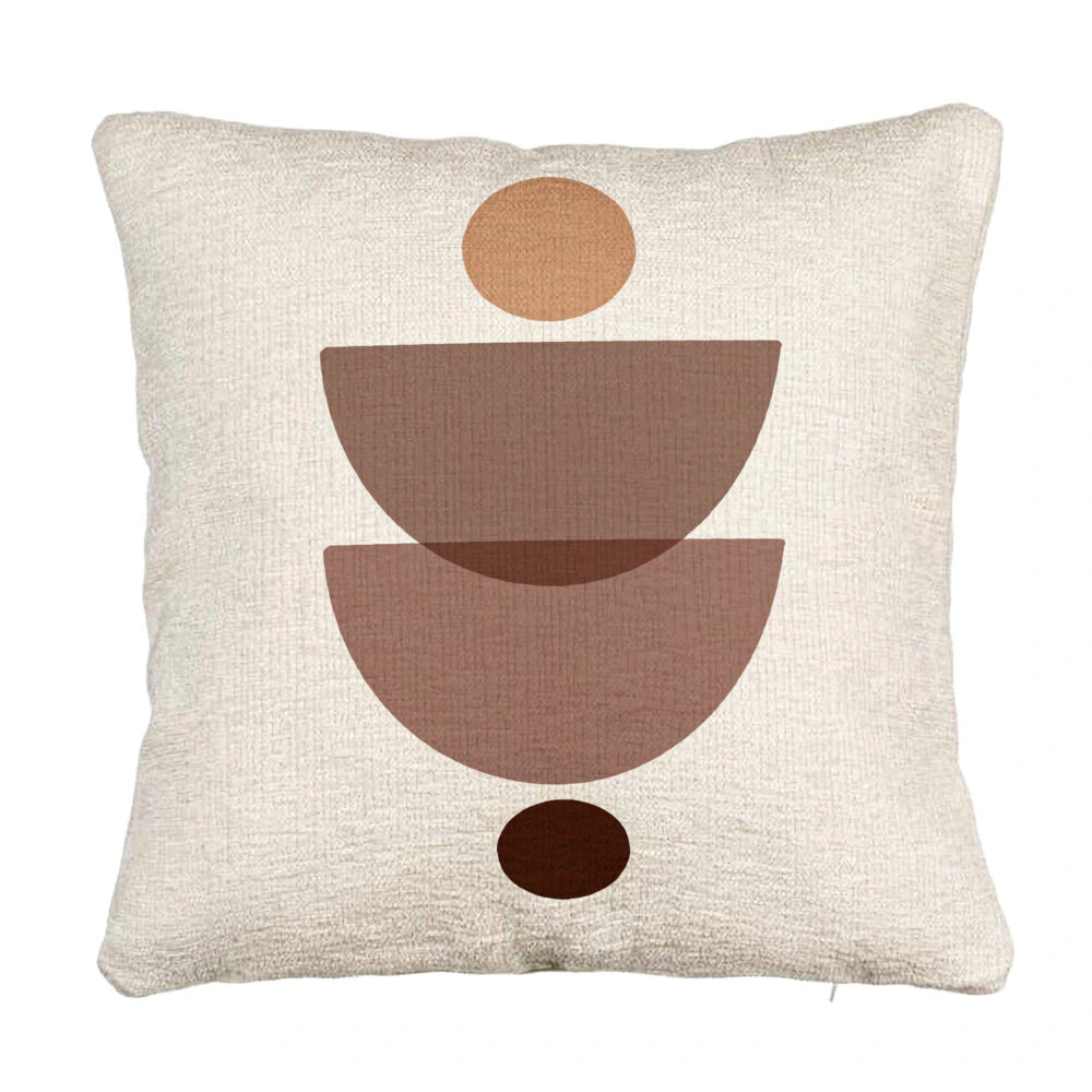 Perna Decorativa Canapea, Model cu Model Abstract Creativ 3, 40x40 cm, Cu fermoar 5 Perna Decorativa Canapea