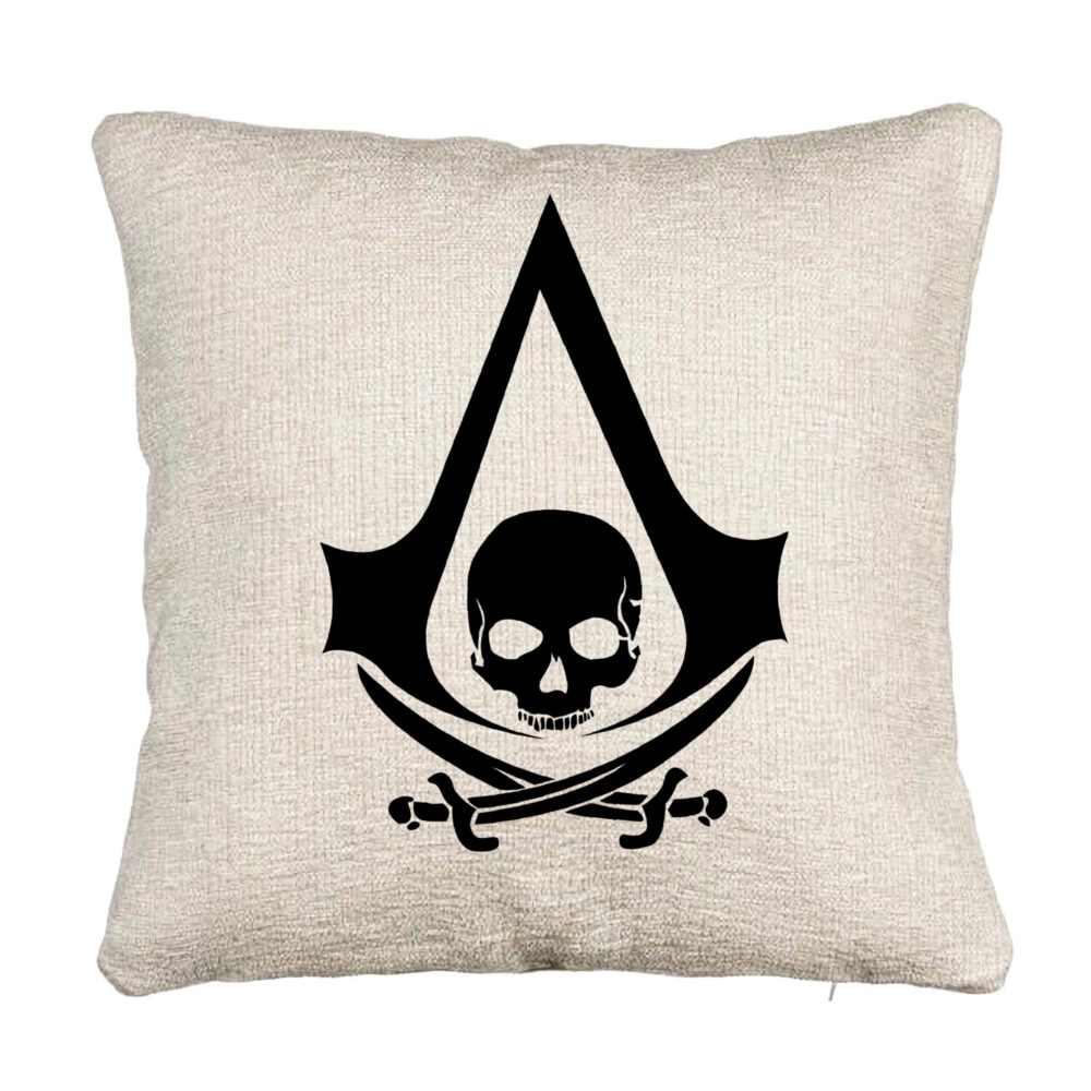 Perna Decorativa Canapea cu Assasin's Creed Fans, 40x40 cm, Cu fermoar 5 Perna Decorativa Canapea cu Assasin's Creed Fans