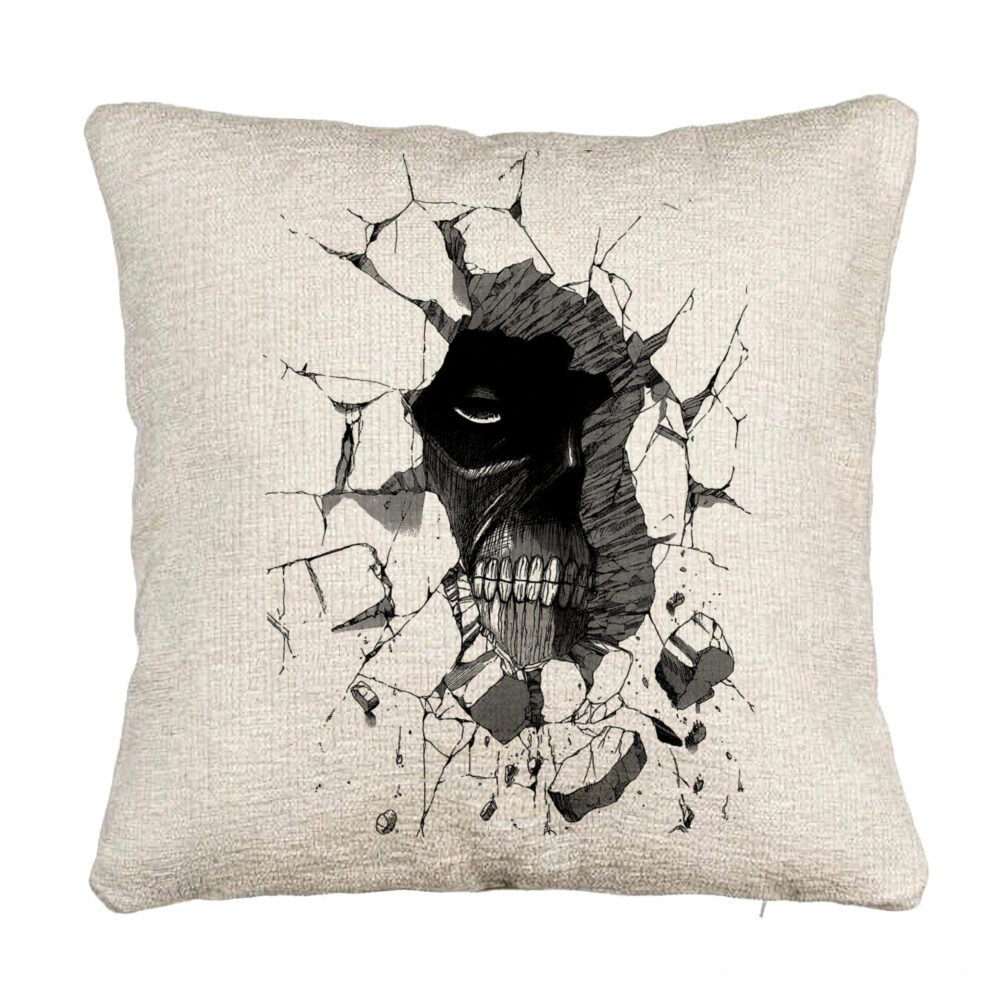 Perna Decorativa Canapea cu Attack on Titan, 40x40 cm, Cu fermoar 5 Perna Decorativa Canapea cu Attack on Titan