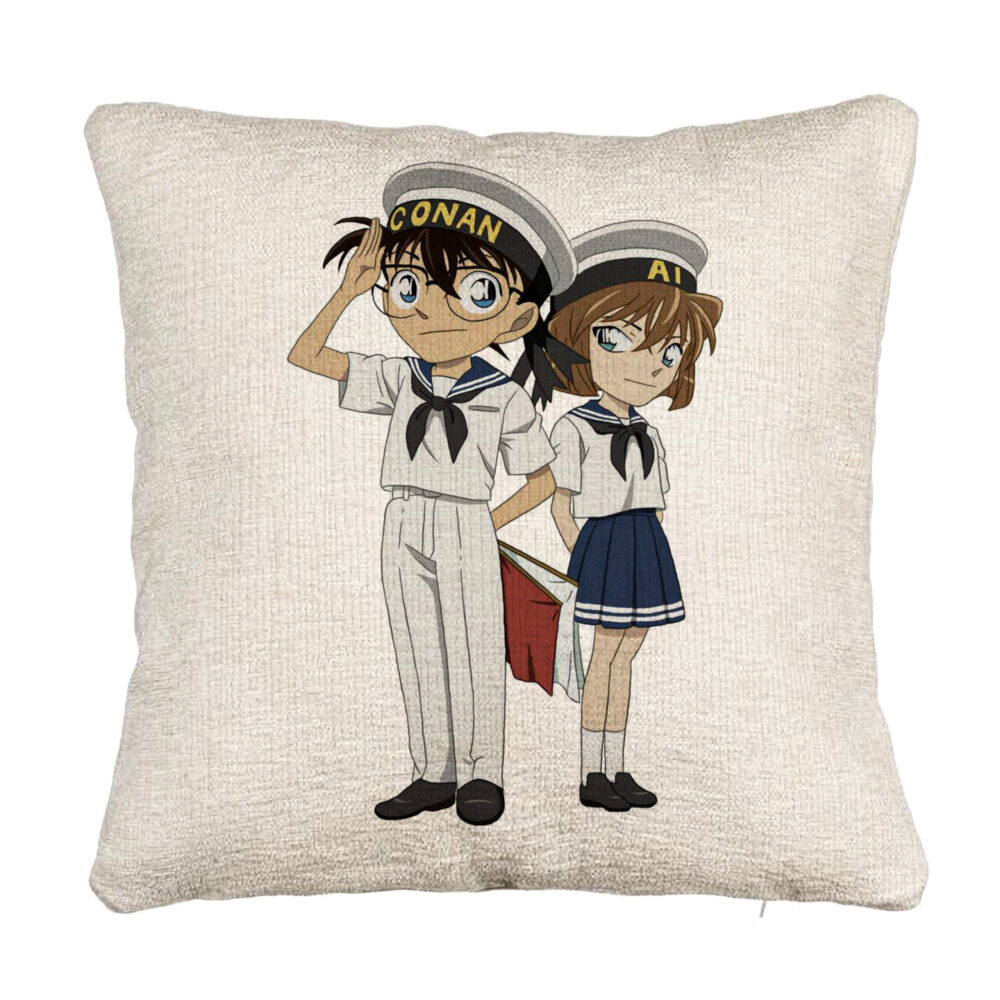Perna Decorativa Canapea cu Detective Conan 2, 40x40 cm, Cu fermoar 5 Perna Decorativa Canapea cu Detective Conan 2