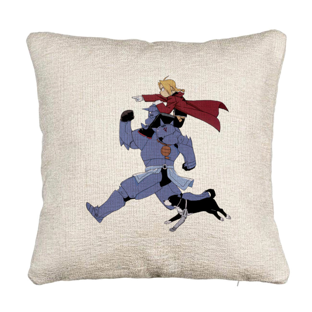 Perna Decorativa Canapea cu Full Metal Alchemist 2, 40x40 cm, Cu fermoar 5 Perna Decorativa Canapea cu Full Metal Alchemist 2
