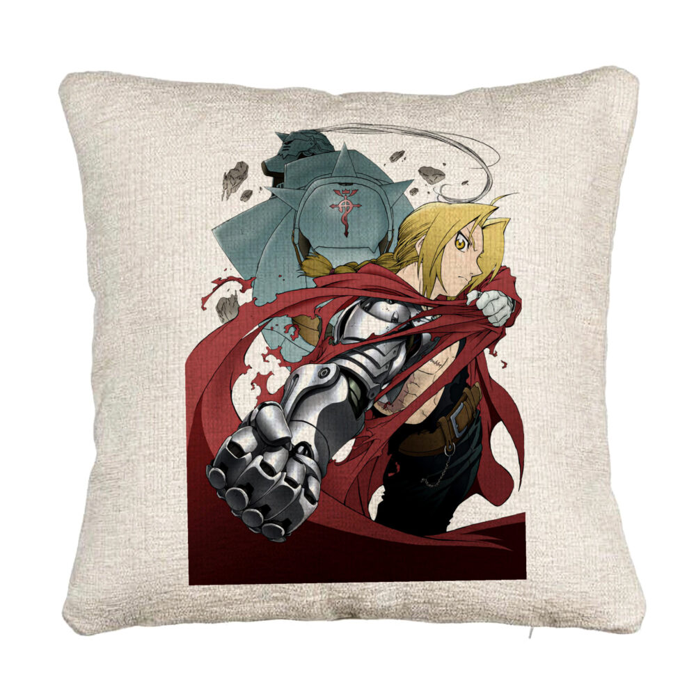 Perna Decorativa Canapea cu Full Metal Alchemist Edward Elric, 40x40 cm, Cu fermoar 5 Perna Decorativa Canapea cu Full Metal Alchemist Edward Elric