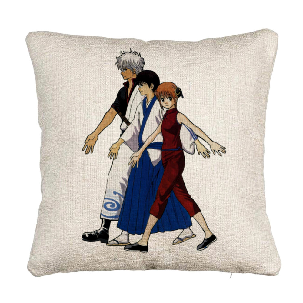 Perna Decorativa Canapea cu Gintama, 40x40 cm, Cu fermoar 5 Perna Decorativa Canapea cu Gintama
