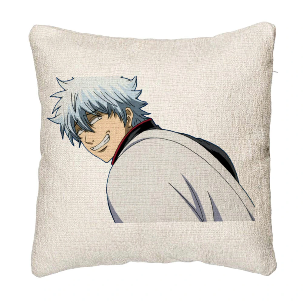 Perna Decorativa Canapea cu Gintama Gin, 40x40 cm, Cu fermoar 5 Perna Decorativa Canapea cu Gintama Gin