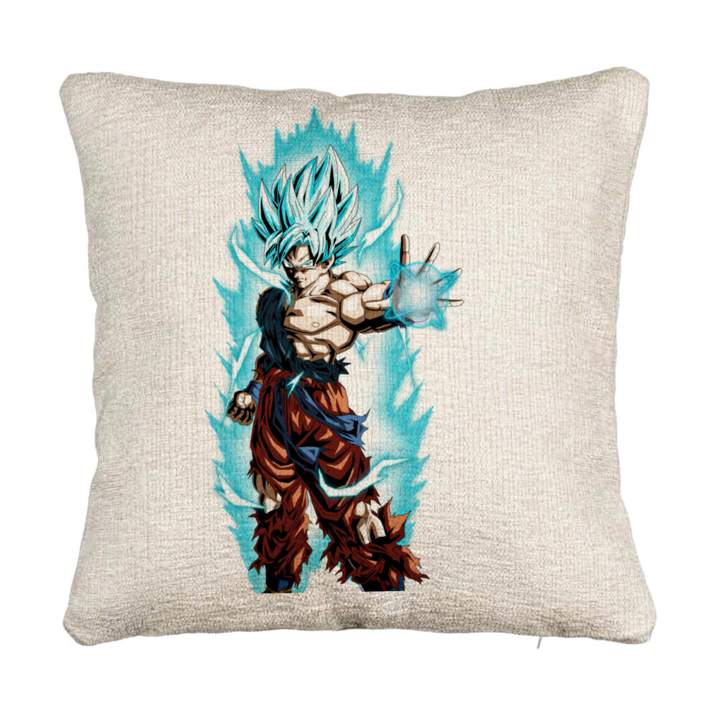 Perna Decorativa Canapea cu Goku Vegeta Super Saiya Saiyan Dragon Ball, 40x40 cm, Cu fermoar 5 Perna Decorativa Canapea cu Goku Vegeta Super Saiya Saiyan Dragon Ball