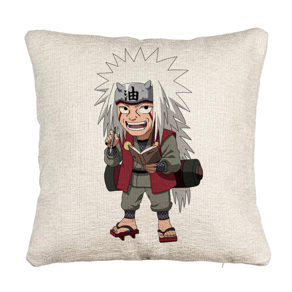 Perna Decorativa Canapea cu Naruto Jiraiya, 40x40 cm, Cu fermoar 5 Perna Decorativa Canapea cu Naruto Jiraiya