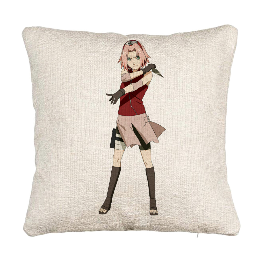 Perna Decorativa Canapea cu Naruto Sakura, 40x40 cm, Cu fermoar 5 Perna Decorativa Canapea cu Naruto Sakura