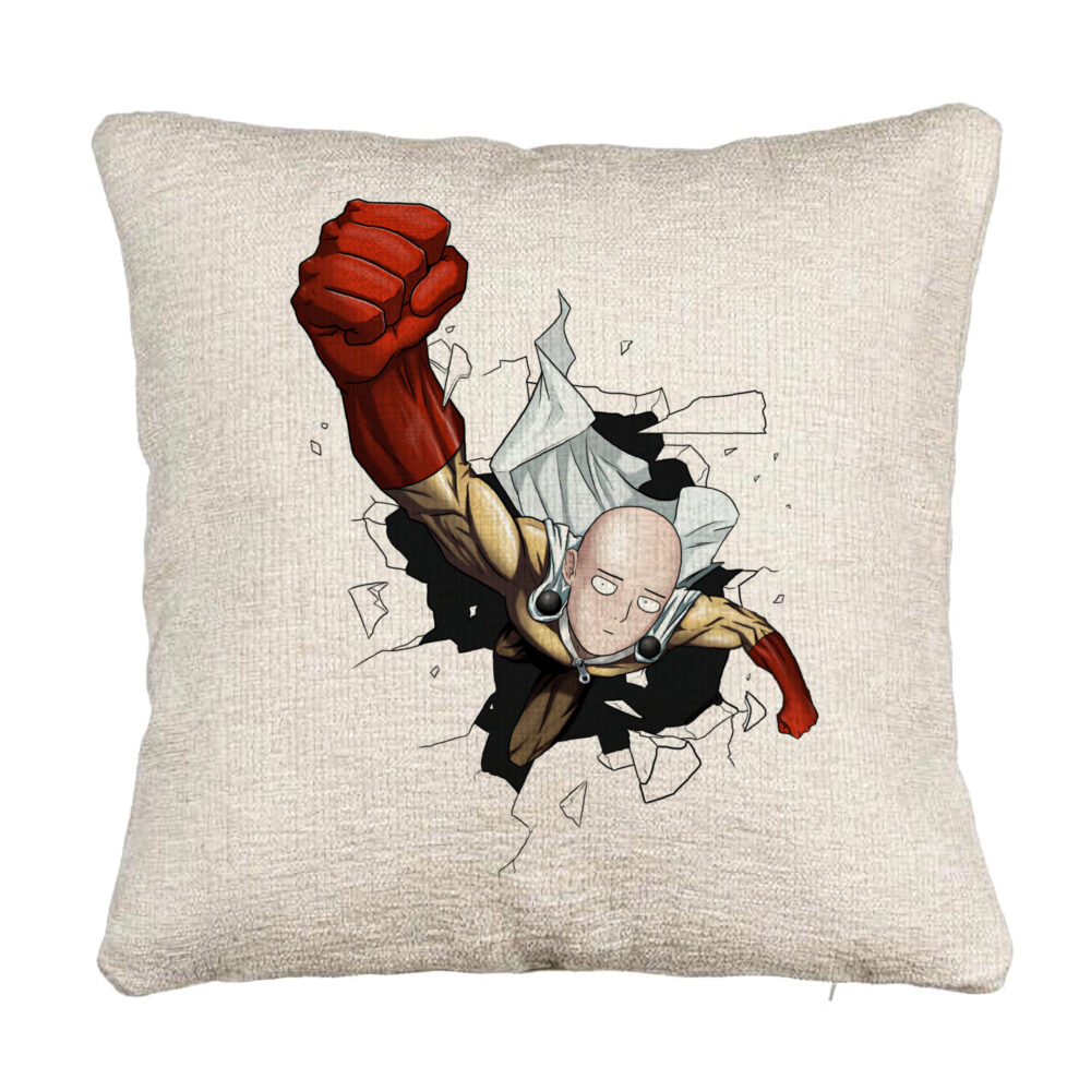Perna Decorativa Canapea cu One Punch man, 40x40 cm, Cu fermoar 5 Perna Decorativa Canapea cu One Punch man
