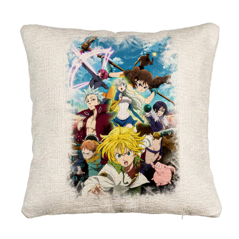 Perna Decorativa Canapea cu Seven Deadly Sins, 40x40 cm, Cu fermoar 5 Perna Decorativa Canapea cu Seven Deadly Sins