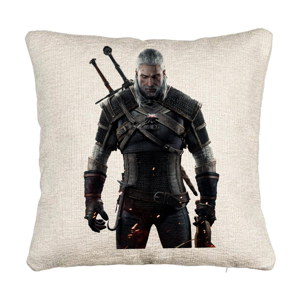 Perna Decorativa Canapea cu The Witcher 2, 40x40 cm, Cu fermoar 5 Perna Decorativa Canapea cu The Witcher 2