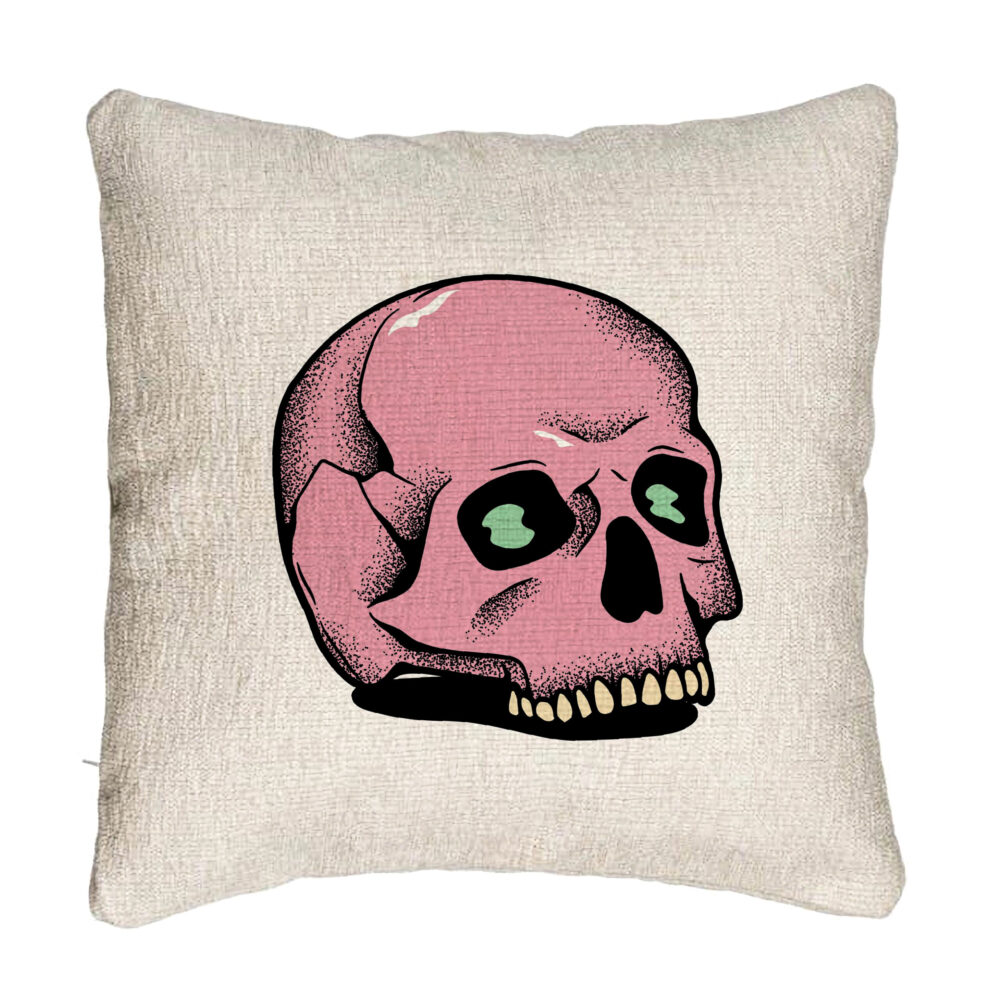 Perna Decorativa Canapea cu motiv Craniu de Halloween, 2, 40x40 cm, Cu fermoar 5 Perna Decorativa Canapea cu motiv Craniu de Halloween