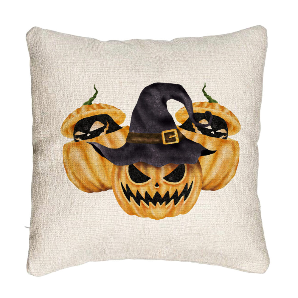 Perna Decorativa Canapea cu motiv Dovleac de Halloween 3, 40x40 cm, Cu fermoar 5 Perna Decorativa Canapea cu motiv Dovleac de Halloween 3