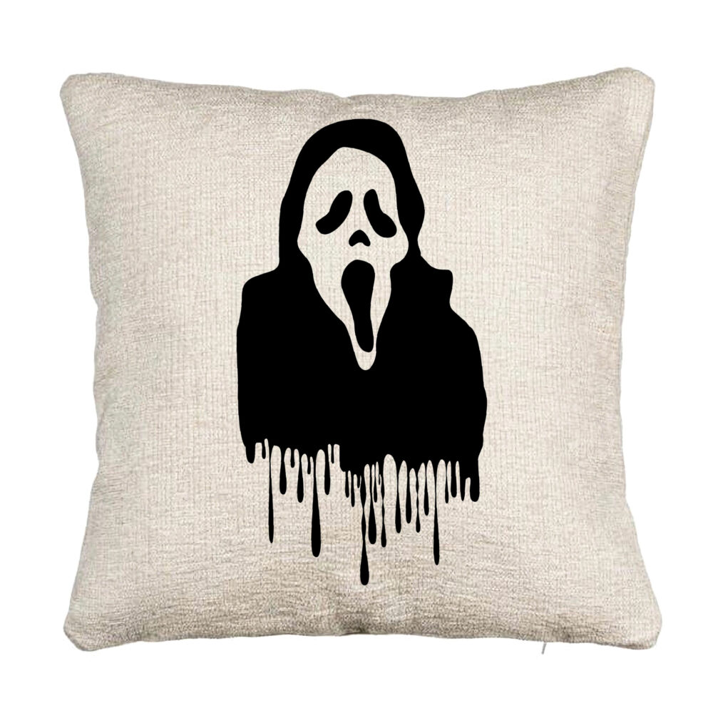 Perna Decorativa Canapea cu motiv Fantoma de Halloween 1, 40x40 cm, Cu fermoar 5 Perna Decorativa Canapea cu motiv Fantoma de Halloween 1