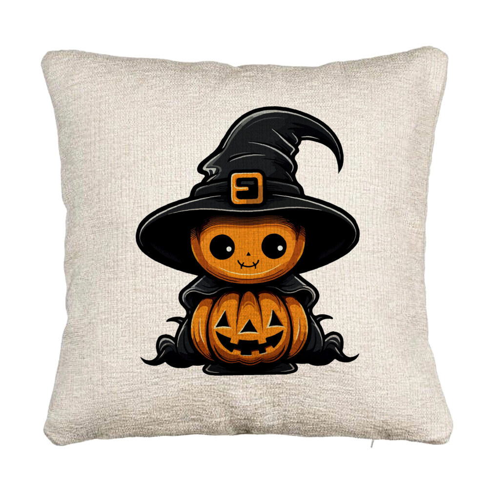 Perna Decorativa Canapea cu motiv de Halloween 1, 40x40 cm, Cu fermoar 5 Perna Decorativa Canapea cu motiv de Halloween 1