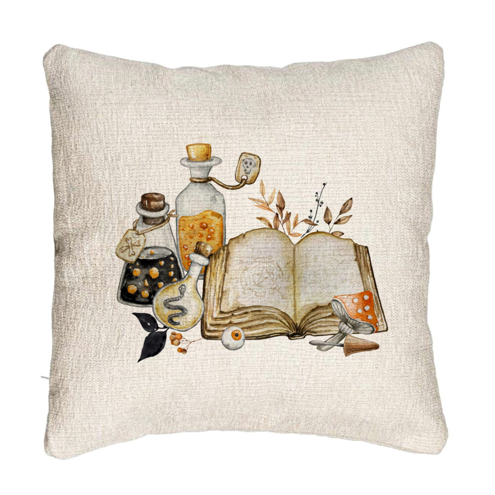 Perna Decorativa Canapea cu motiv de Halloween 11, 40x40 cm, Cu fermoar 5 Perna Decorativa Canapea cu motiv de Halloween 11