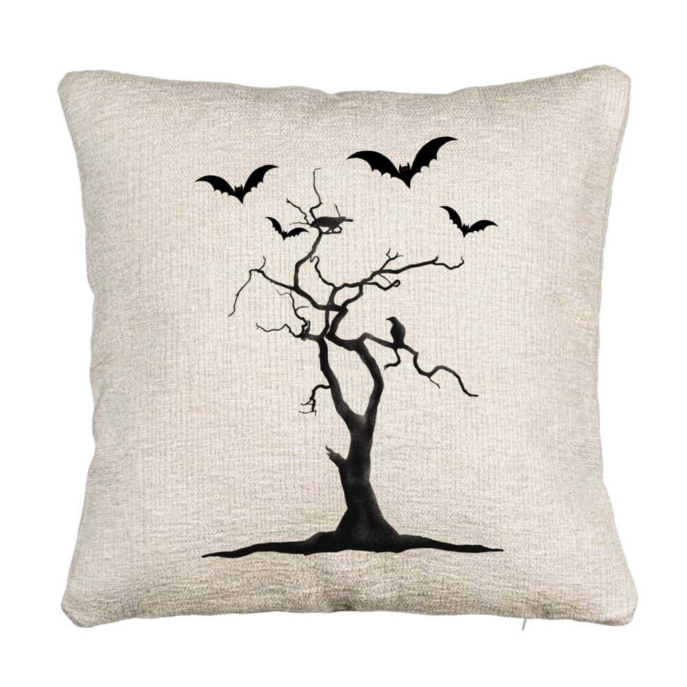 Perna Decorativa Canapea cu motiv de Halloween 3, 40x40 cm, Cu fermoar 5 Perna Decorativa Canapea cu motiv de Halloween 3
