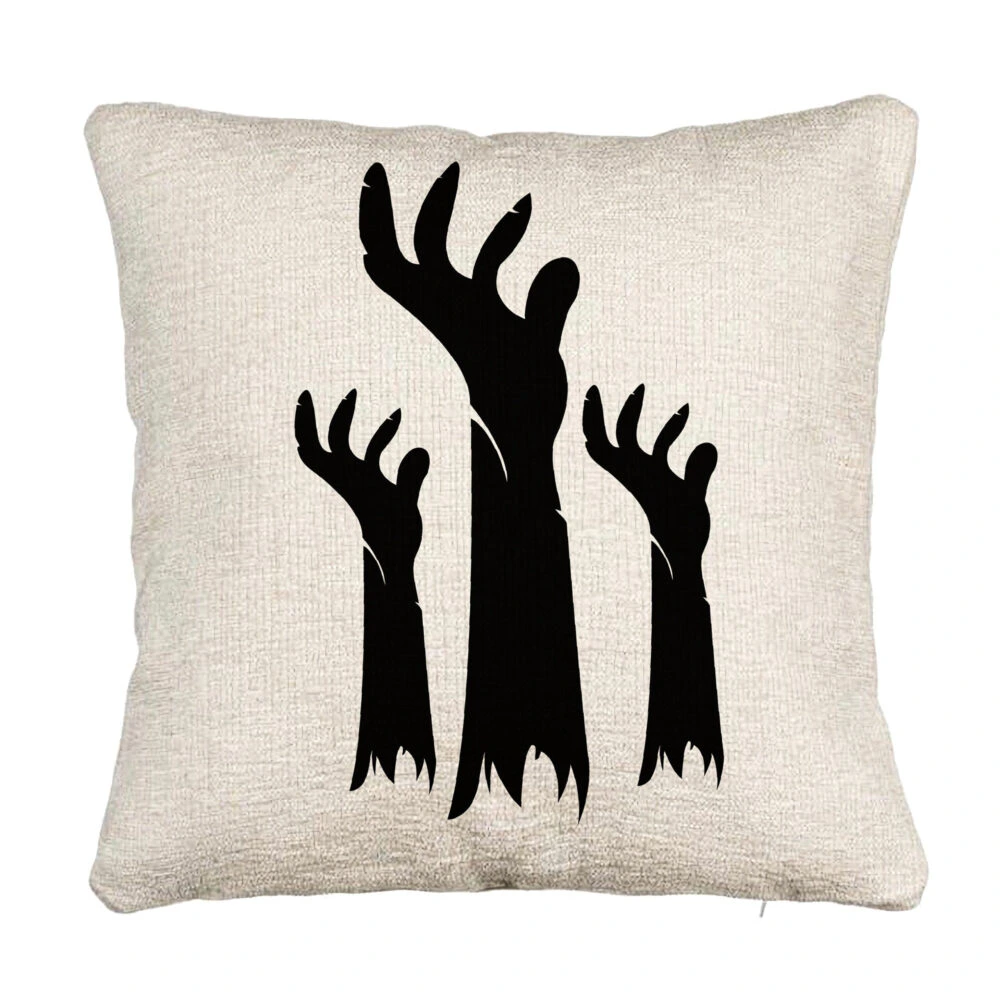 Perna Decorativa Canapea cu motiv de Halloween 5, 40x40 cm, Cu fermoar 5 Perna Decorativa Canapea cu motiv de Halloween 5