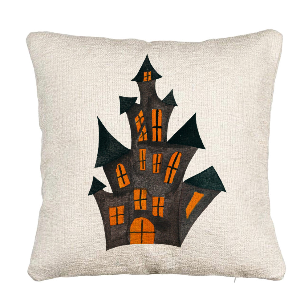 Perna Decorativa Canapea cu motiv de Halloween 6, 40x40 cm, Cu fermoar 5 Perna Decorativa Canapea cu motiv de Halloween 6
