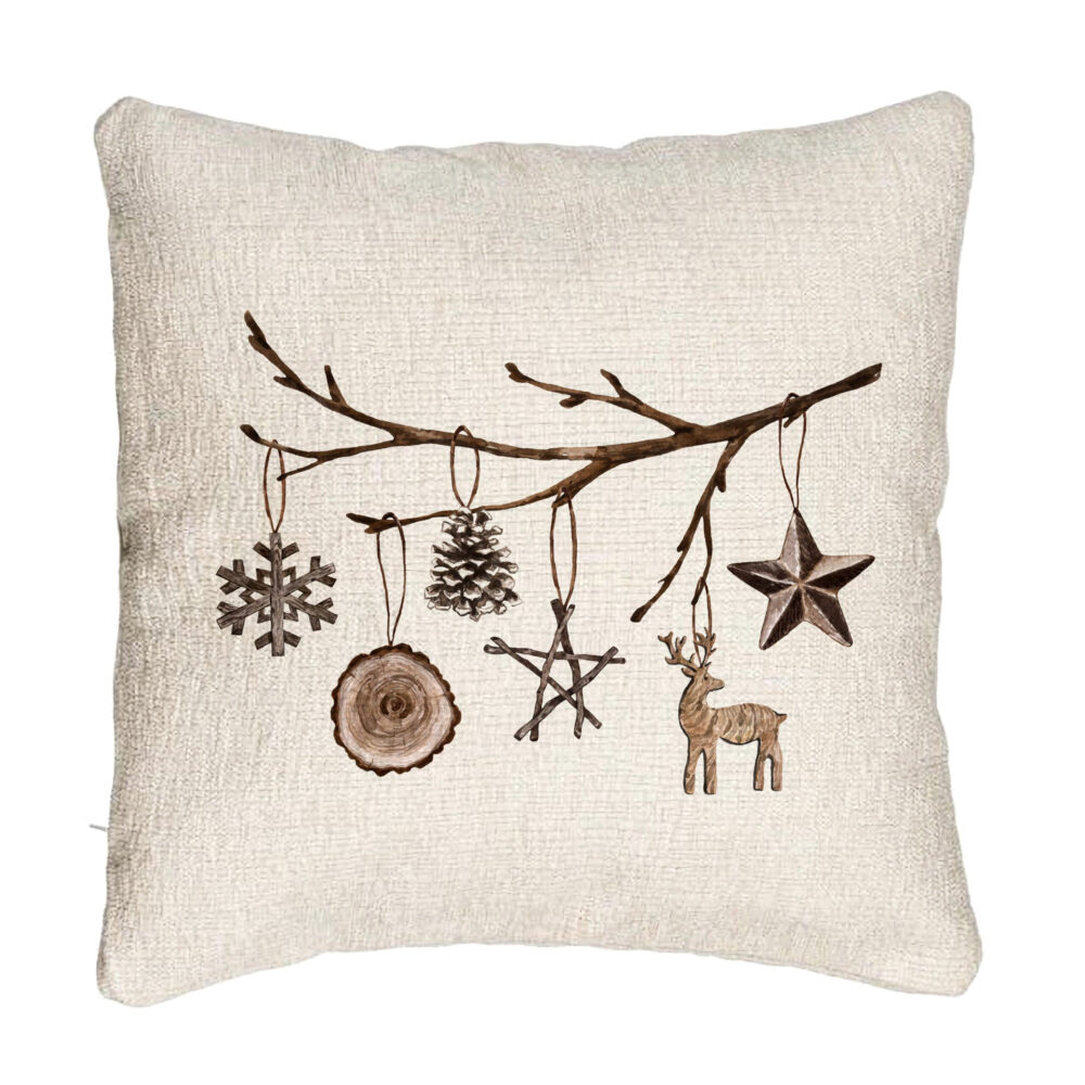 Perna Decorativa Canapea cu tematica de Craciun, 16, 40x40 cm, Cu fermoar 5 Perna Decorativa Canapea cu tematica de Craciun