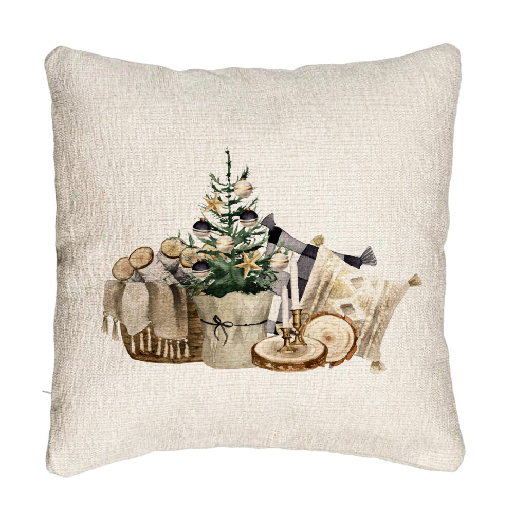 Perna Decorativa Canapea cu tematica de Craciun, 17, 40x40 cm, Cu fermoar 5 Perna Decorativa Canapea cu tematica de Craciun