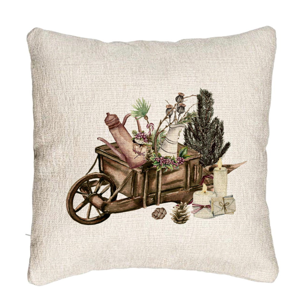 Perna Decorativa Canapea cu tematica de Craciun, 18, 40x40 cm, Cu fermoar 5 Perna Decorativa Canapea cu tematica de Craciun