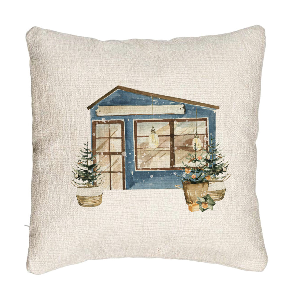 Perna Decorativa Canapea cu tematica de Craciun, 2, 40x40 cm, Cu fermoar 5 Perna Decorativa Canapea cu tematica de Craciun