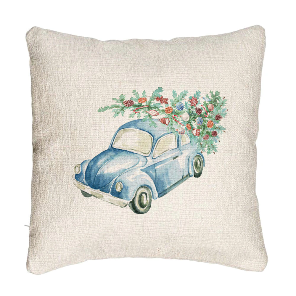 Perna Decorativa Canapea cu tematica de Craciun, 21, 40x40 cm, Cu fermoar 5 Perna Decorativa Canapea cu tematica de Craciun