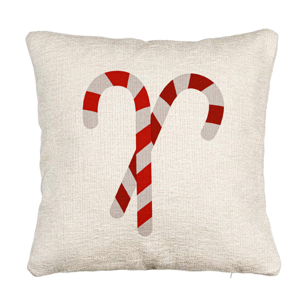 Perna Decorativa Canapea cu tematica de Craciun, Acadele, 40x40 cm, Cu fermoar 5 Perna Decorativa Canapea cu tematica de Craciun