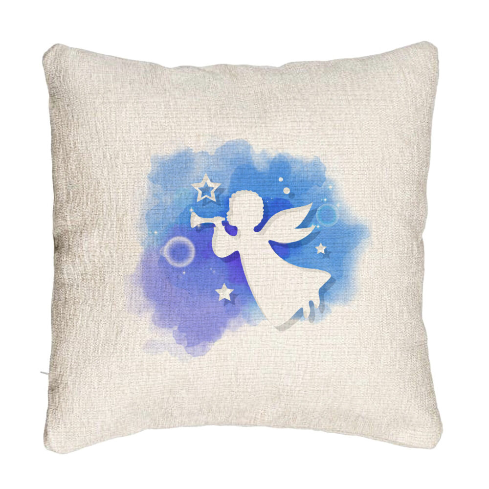 Perna Decorativa Canapea cu tematica de Craciun, Inger, 40x40 cm, Cu fermoar 5 Perna Decorativa Canapea cu tematica de Craciun