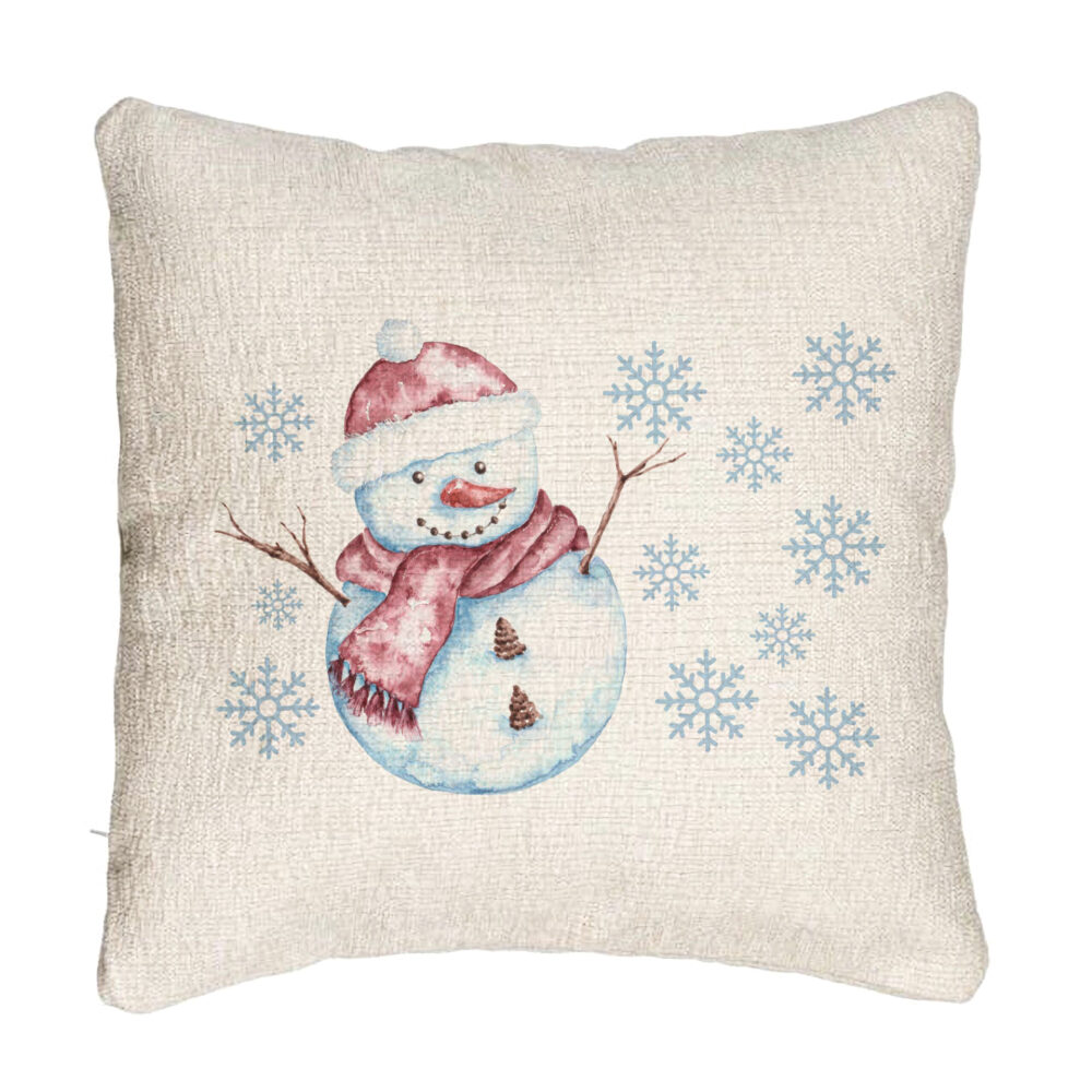 Perna Decorativa Canapea de Craciun Om de Zapada, 1, 40x40 cm, Cu fermoar 5 Perna Decorativa Canapea de Craciun Om de Zapada