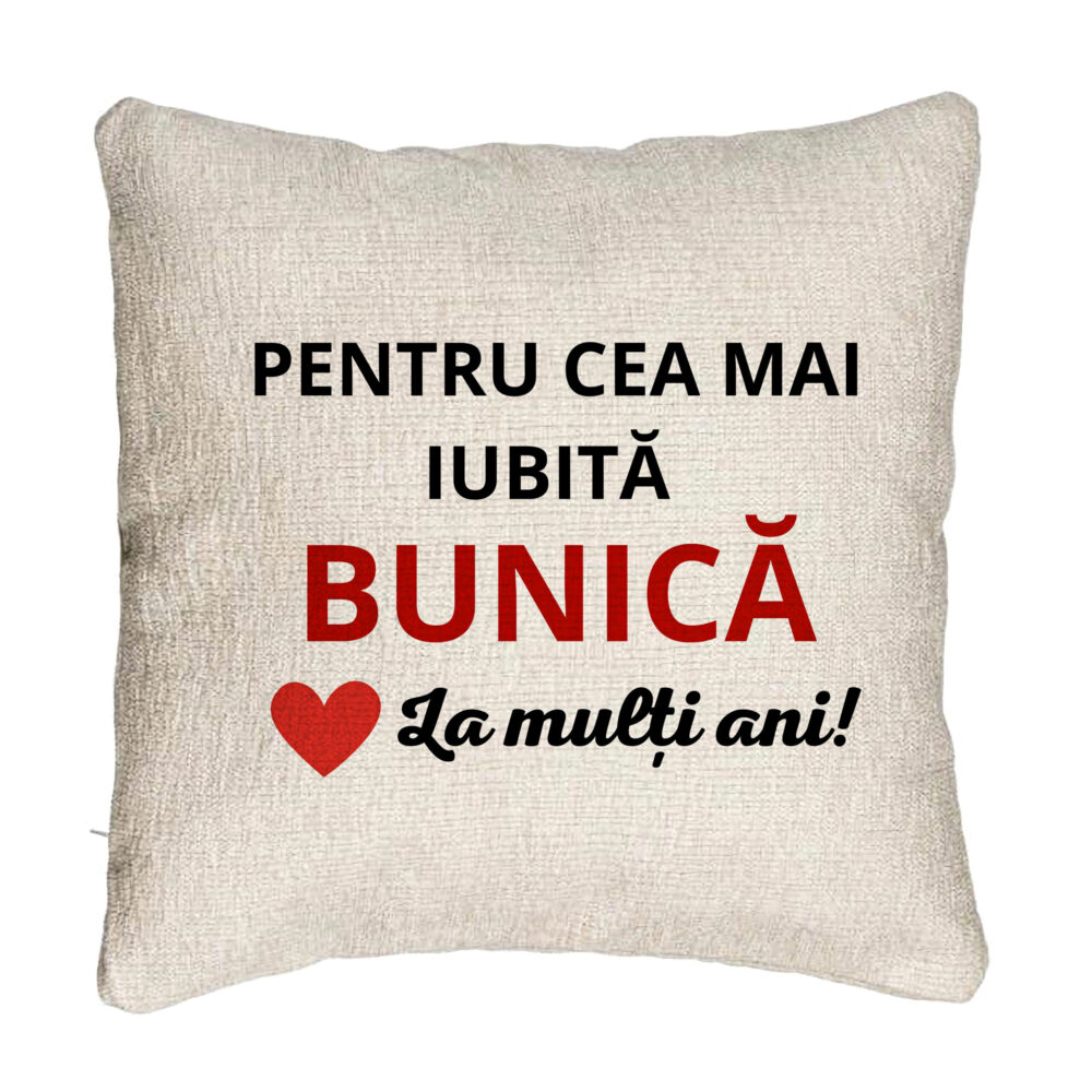 Perna Decorativa Canapea pentru Bunica 16, 40x40 cm, Cu fermoar 5 Perna Decorativa Canapea pentru Bunica 16