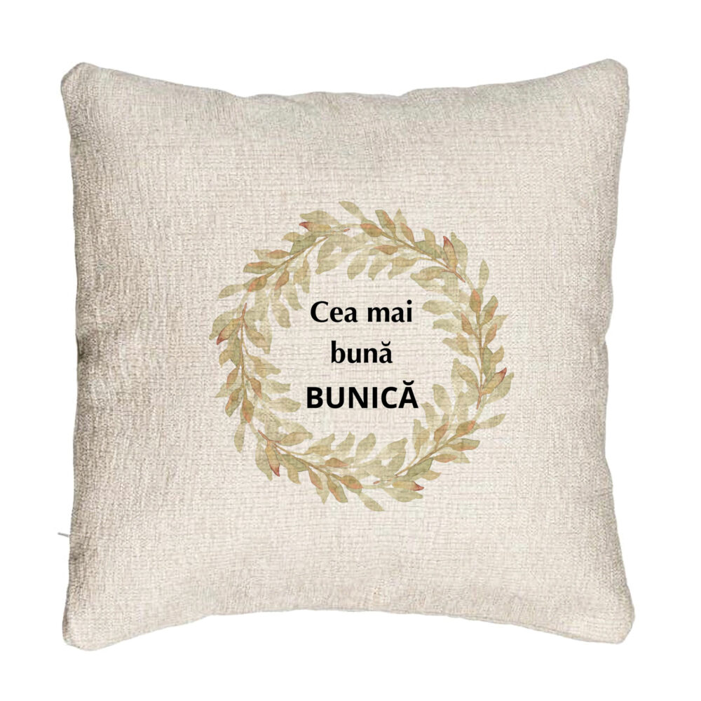 Perna Decorativa Canapea pentru Bunica 4, 40x40 cm, Cu fermoar 5 Perna Decorativa Canapea pentru Bunica 4