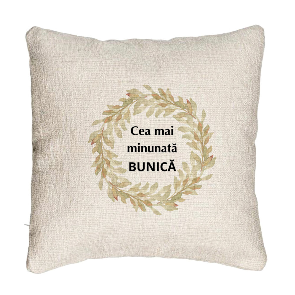 Perna Decorativa Canapea pentru Bunica 5, 40x40 cm, Cu fermoar 5 Perna Decorativa Canapea pentru Bunica 5