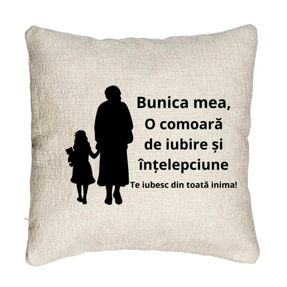 Perna Decorativa Canapea pentru Bunica 8, 40x40 cm, Cu fermoar 5 Perna Decorativa Canapea pentru Bunica 8